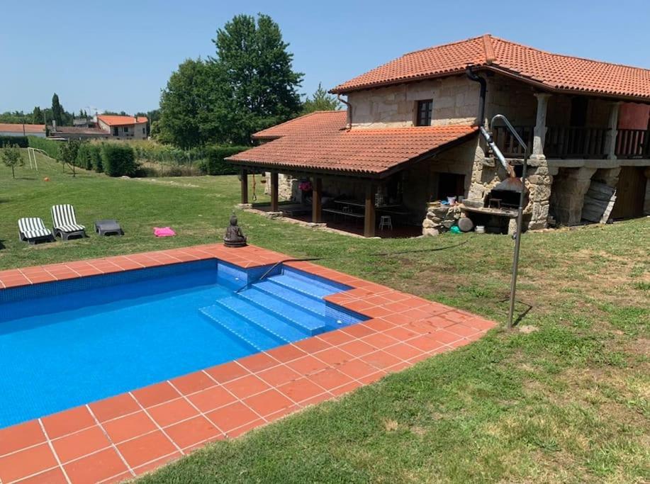 Casa De Campo Con Piscina, Entera O Por Habitaciones Amoeiro Exterior foto